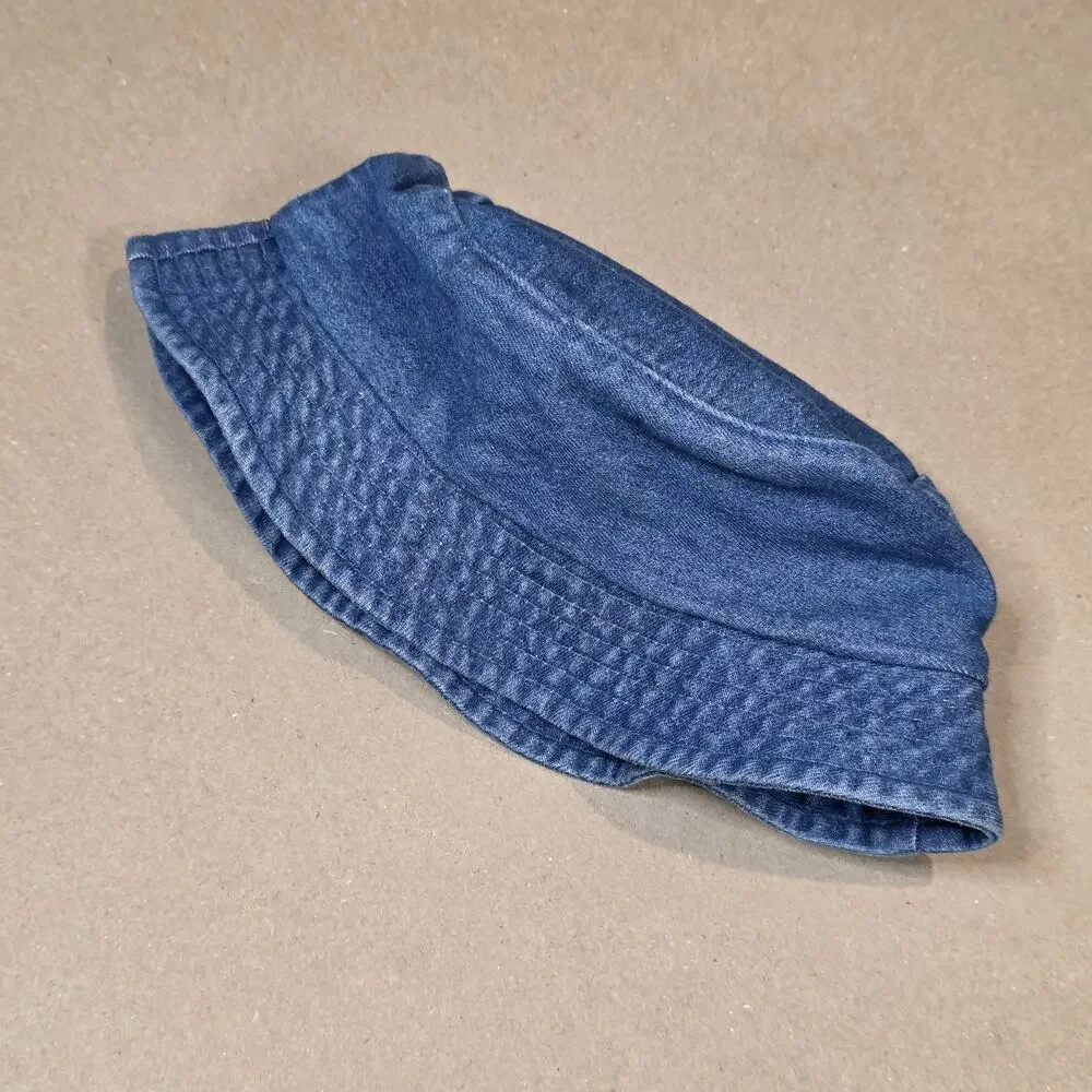 Vintage 1999 Looney Tunes Tweety Bird Denim Jean Bucket Hat One Size Sun
